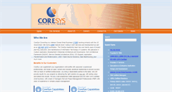Desktop Screenshot of coresysconsulting.com