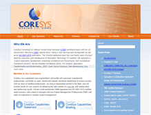 Tablet Screenshot of coresysconsulting.com